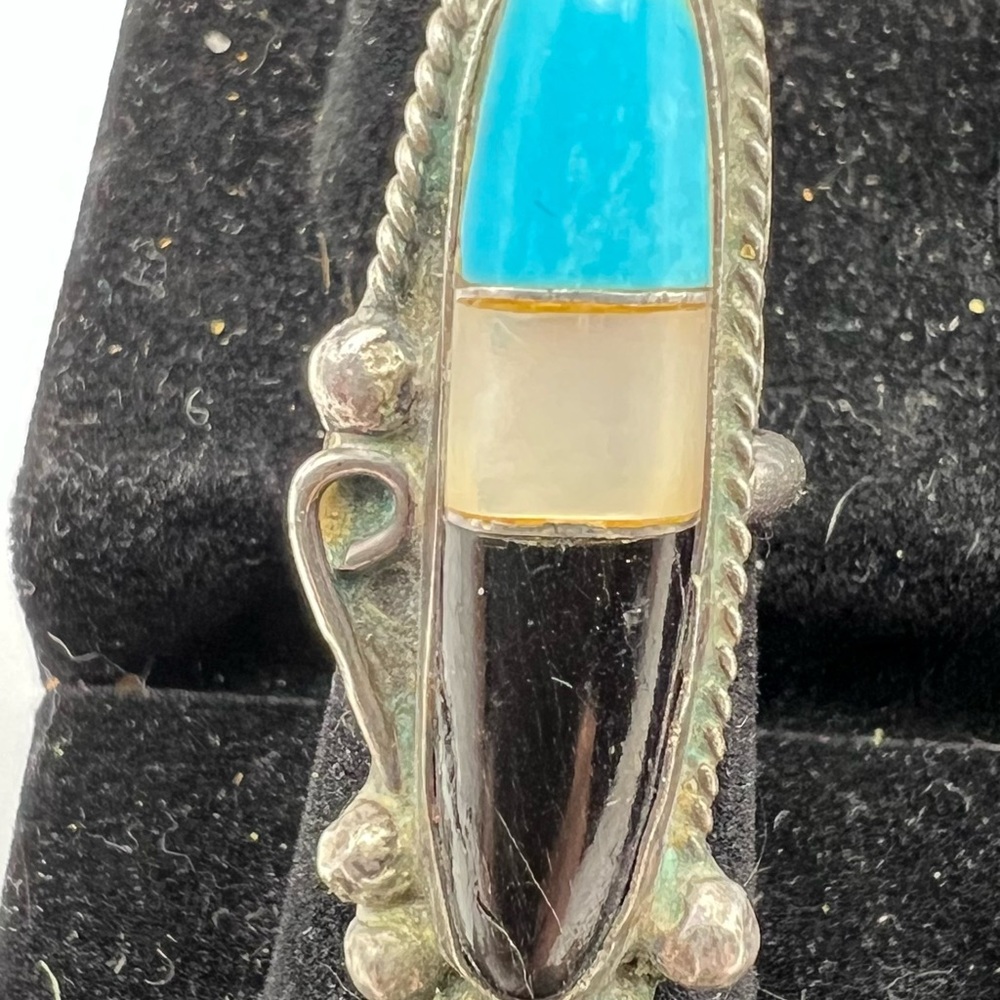 Native American Zuni Sterling Silver Women's Ring